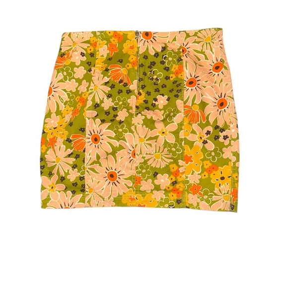 Free People Floral Mini Skirt - Picture 2 of 8